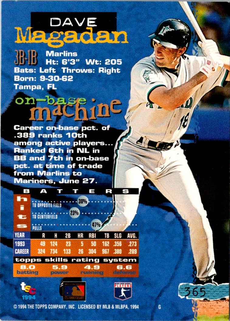 1994 Stadium Club Dave Magadan