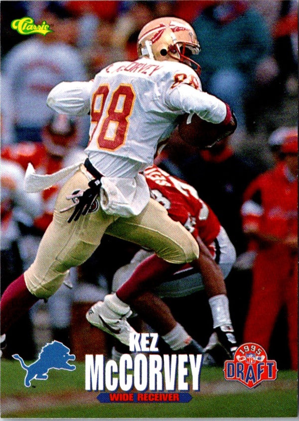 1995 Classic NFL Rookies Kez McCorvey #73