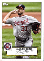 2021 Topps 1952 Redux Max Scherzer #T52-13