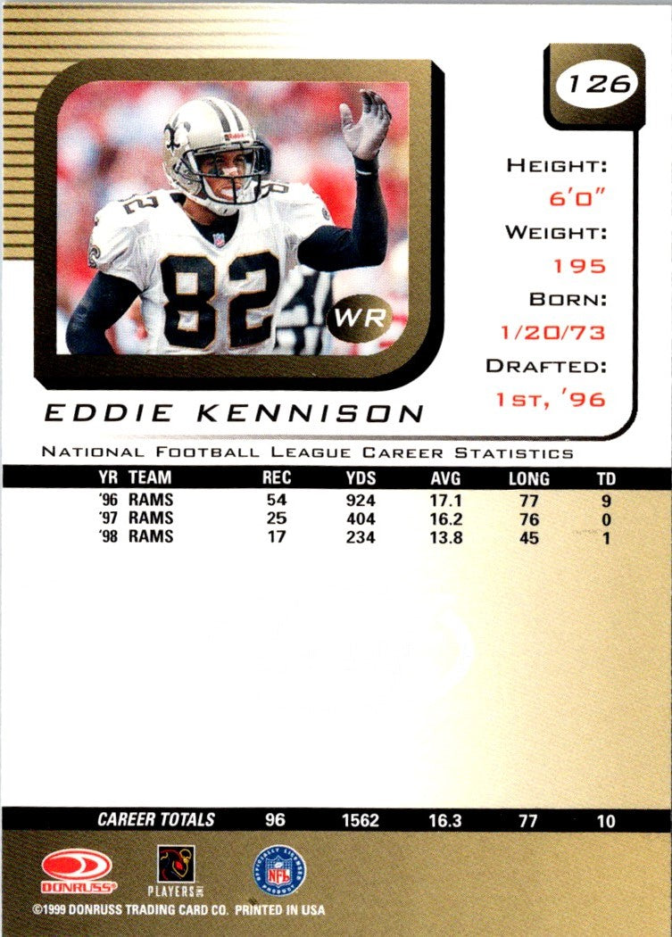 1999 Leaf Rookies & Stars Eddie Kennison