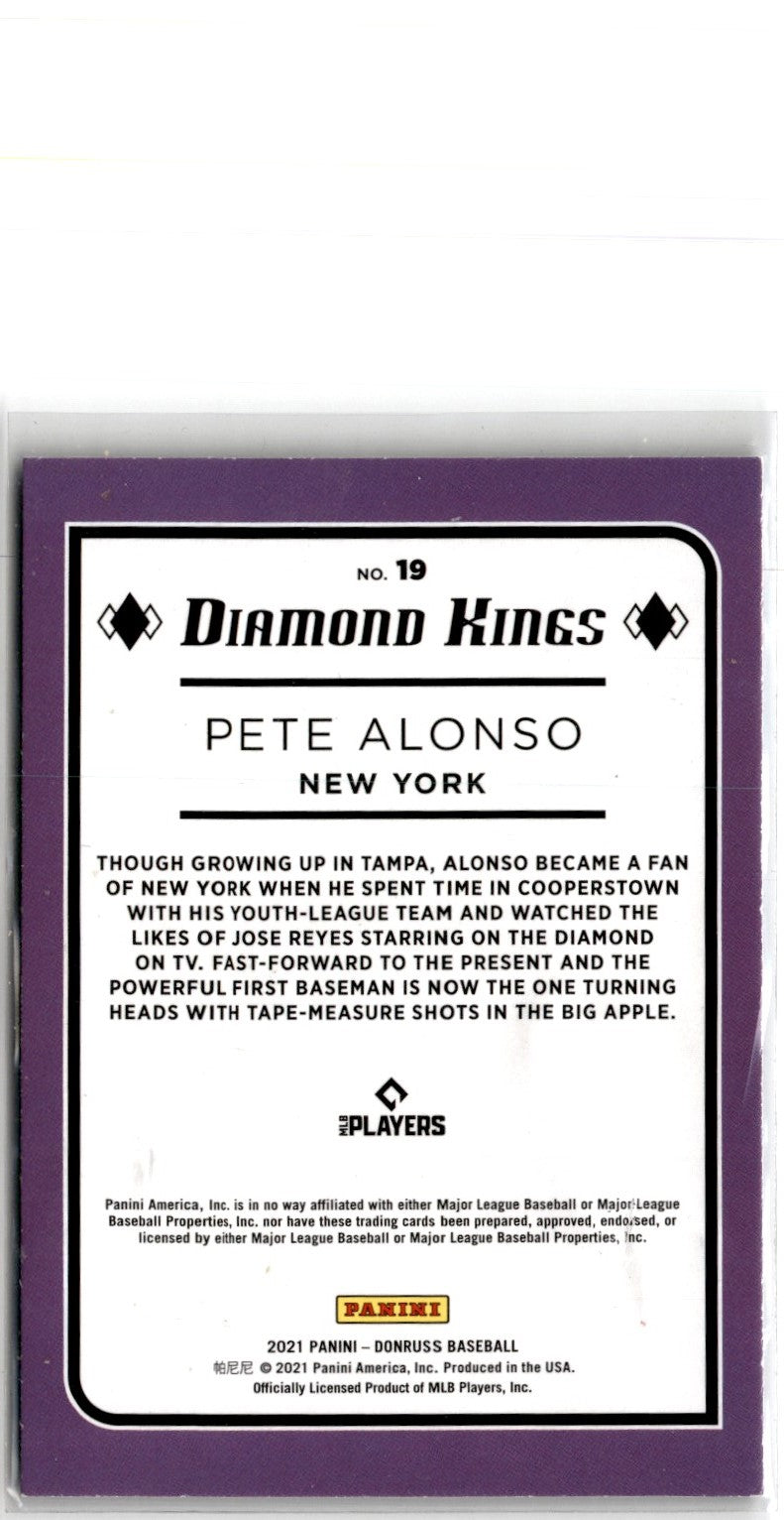 2021 Donruss Pete Alonso