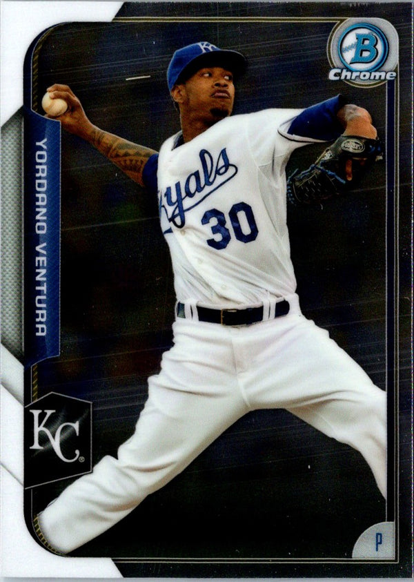 2015 Bowman Chrome Yordano Ventura #132