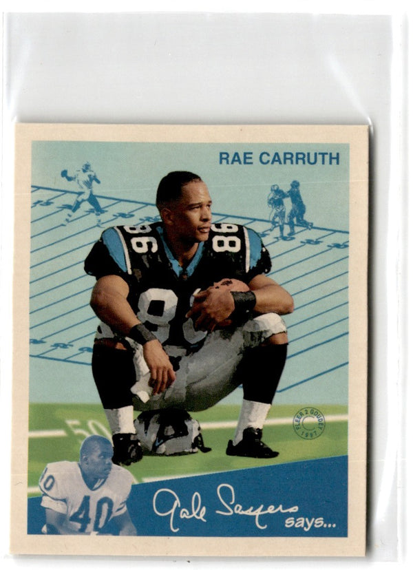 1997 Fleer Goudey II Rae Carruth #86 Rookie