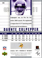 2005 Upper Deck Rookie Debut Daunte Culpepper #54