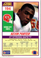 1990 Score Kevin Porter #194 Rookie