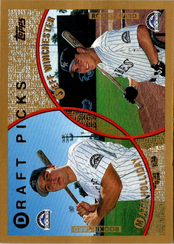 1999 Topps Matt Holliday/Jeff Winchester #442 Rookie