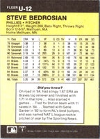 1986 Fleer Update Steve Bedrosian #U-12