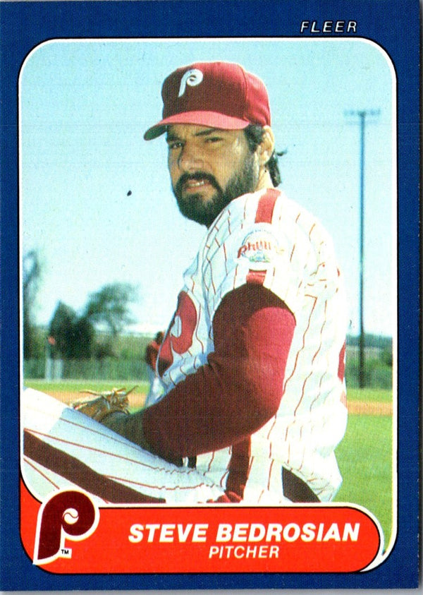 1986 Fleer Update Steve Bedrosian #U-12