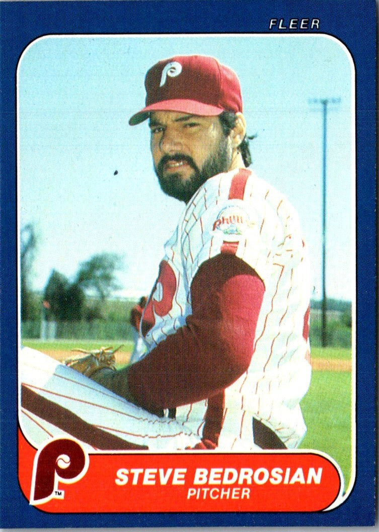 1986 Fleer Update Steve Bedrosian