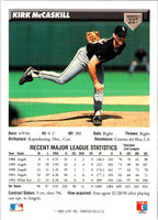 1993 Donruss Kirk McCaskill #227