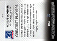 2019 Topps 150 Years of Professional Baseball - Greatest Players Honus Wagner #GP-9
