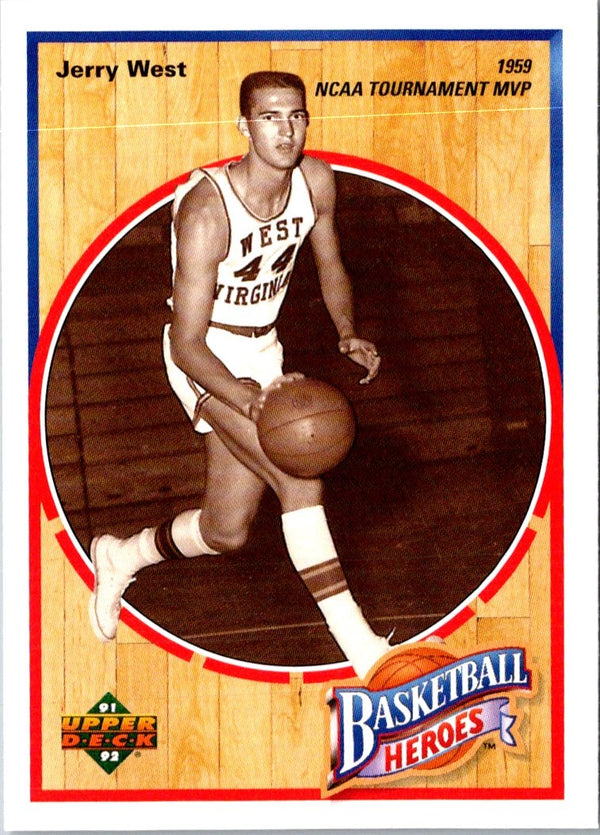 1991 Upper Deck Basketball Heroes Jerry West Jerry West #1