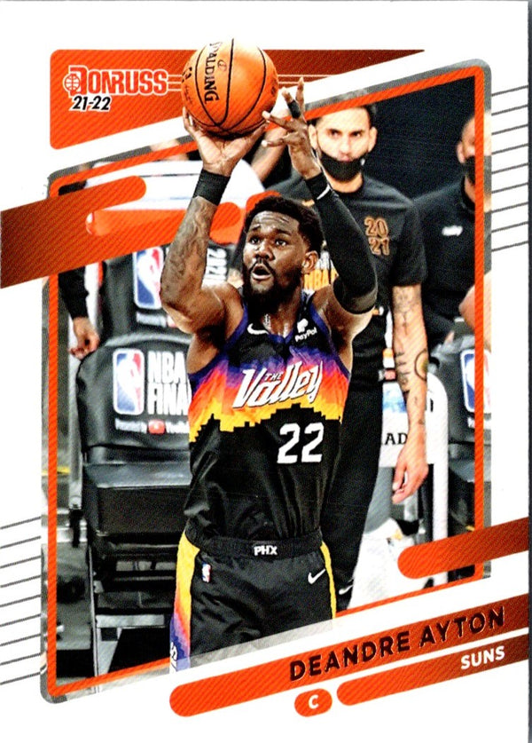 2021 Donruss Holo Red and Gold Laser Deandre Ayton #162