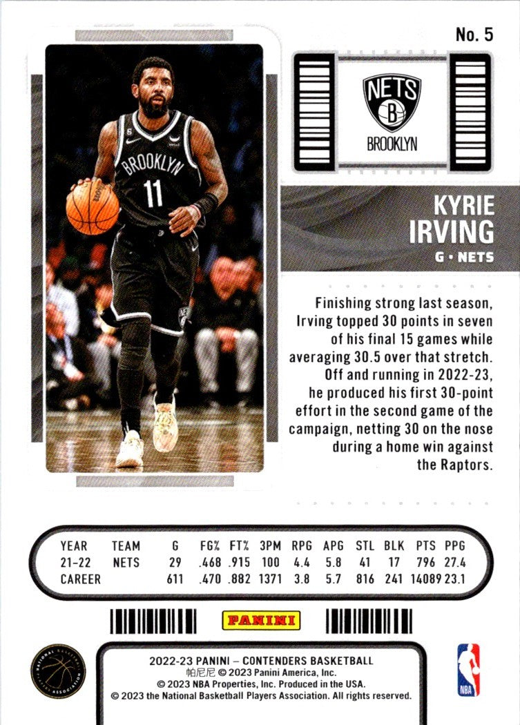 2023 Panini Kyrie Irving