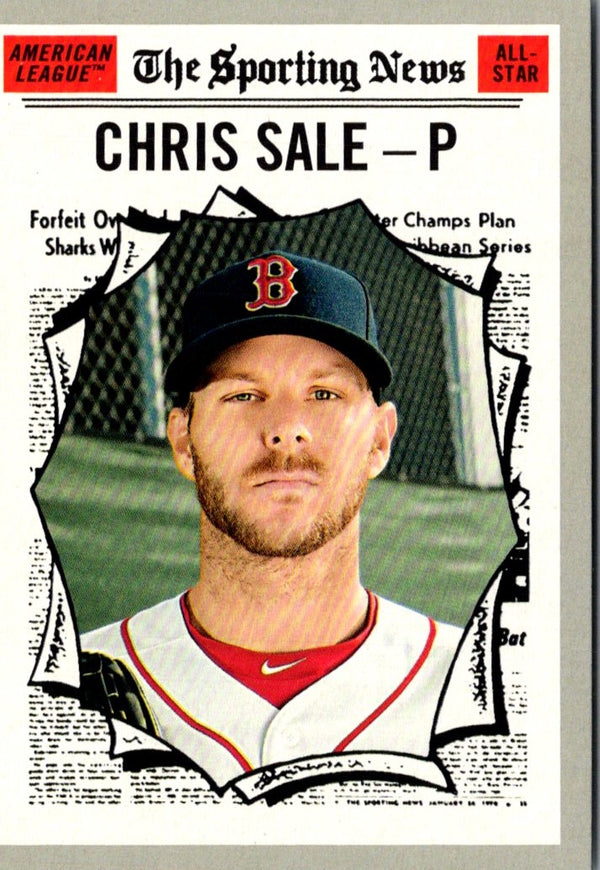 2019 Topps Heritage Chris Sale #350