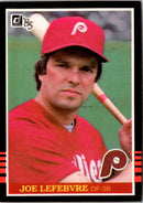 1985 Donruss Joe Lefebvre