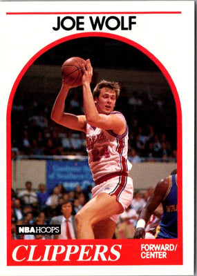 1989 Hoops Joe Wolf #173 Rookie
