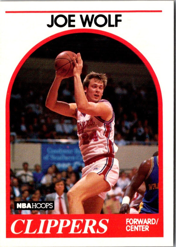 1989 Hoops Joe Wolf #173 Rookie