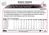 2022 Topps Update Erick Fedde #US51