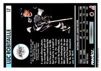 1991 Pinnacle French Luc Robitaille #17