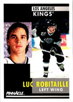 1991 Pinnacle French Luc Robitaille #17
