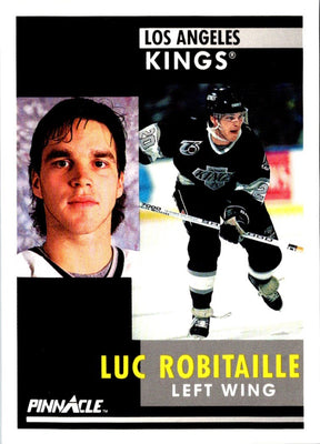 1991 Pinnacle French Luc Robitaille #17