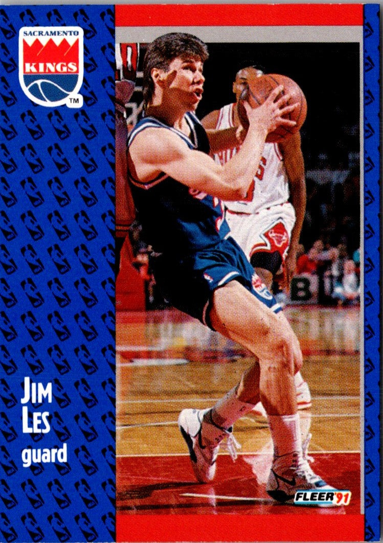 1991 Fleer Jim Les