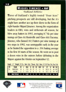 1994 Collector's Choice Signature Miguel Jimenez