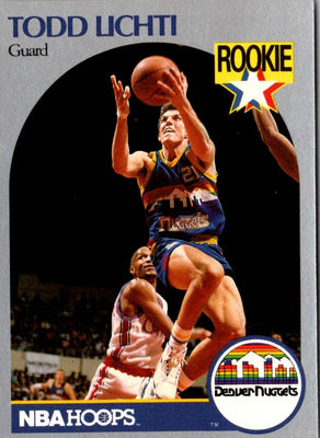 1990 Hoops Todd Lichti #98 Rookie