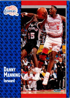1991 Fleer Danny Manning #92