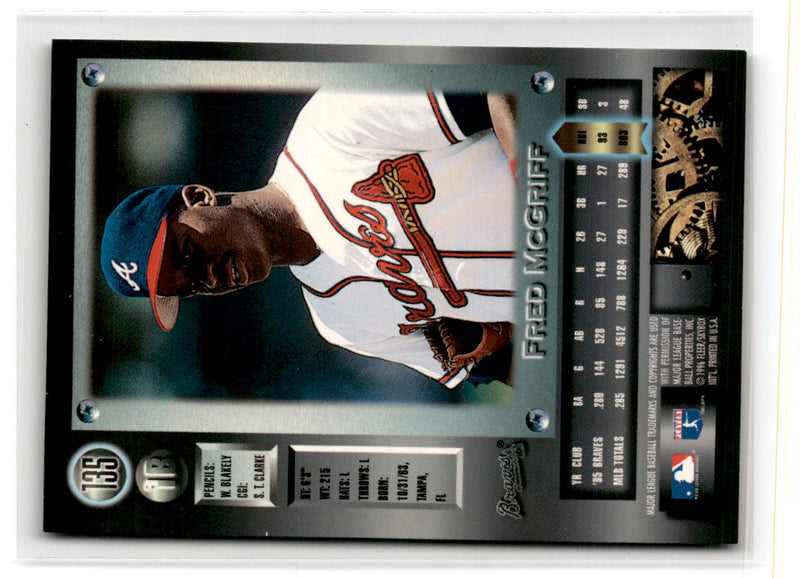 1996 Metal Universe Fred McGriff