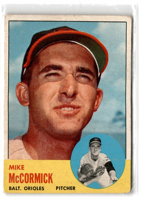 1963 Topps Mike McCormick #563