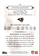 2011 Topps Gridiron Legends Steven Jackson