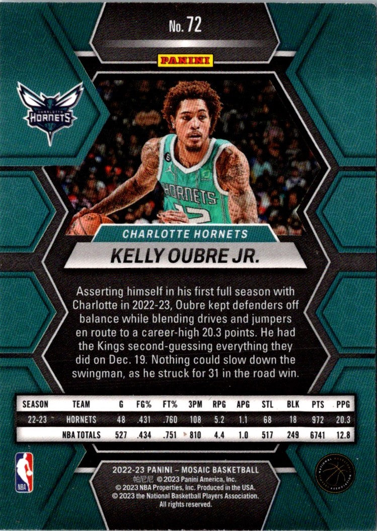 2022 Panini Mosaic Blue Kelly Oubre Jr.