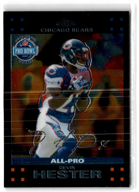 2007 Topps Chrome Devin Hester #TC49