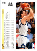 1992 Upper Deck McDonald's Orlando Magic Greg Kite #OR4
