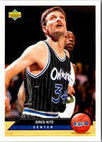 1992 Upper Deck McDonald's Orlando Magic Greg Kite #OR4