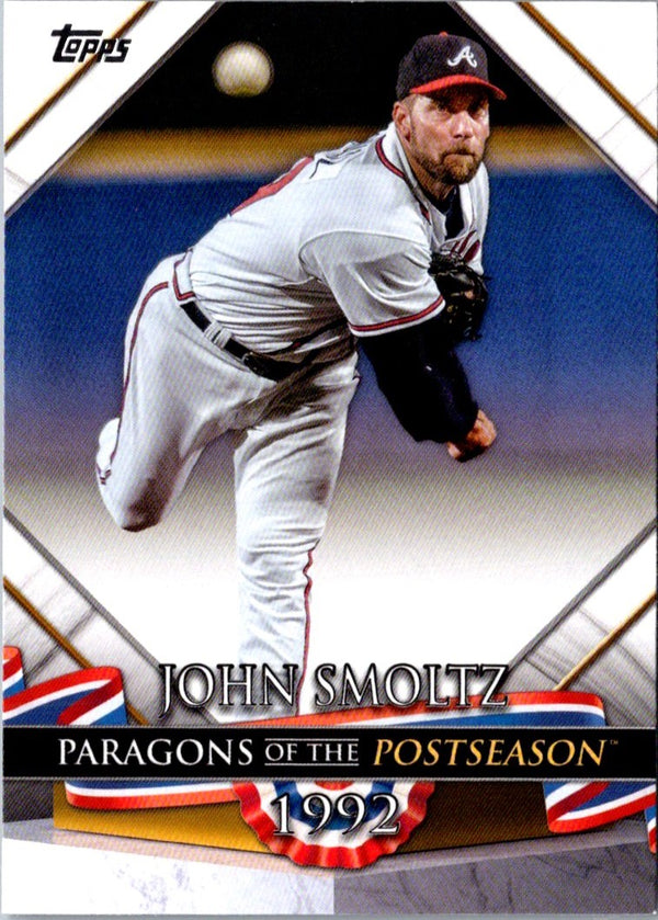 2022 Topps Update Paragons of the Postseason Blue John Smoltz #PP-15