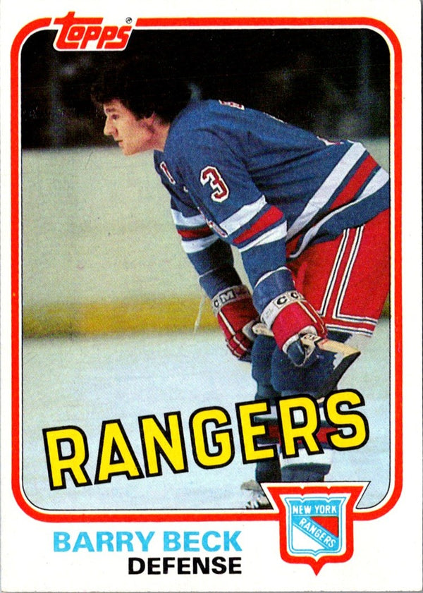 1981 O-Pee-Chee Barry Beck #220