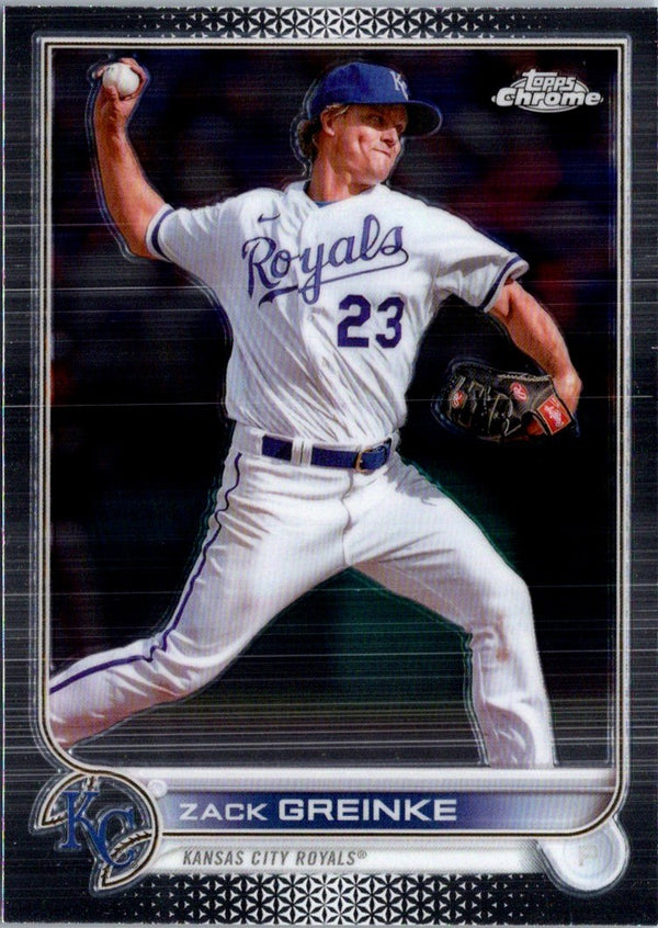 2022 Topps Chrome Update Zack Greinke #USC109