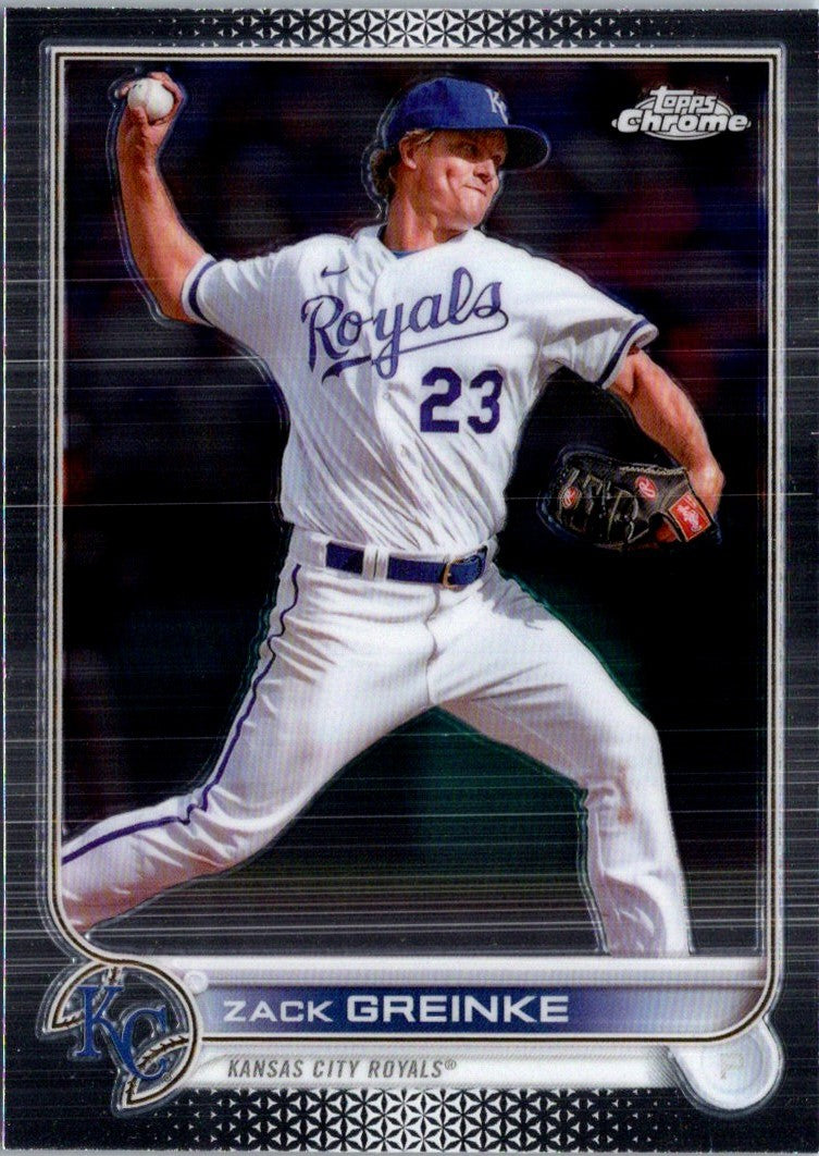 2022 Topps Chrome Update Zack Greinke