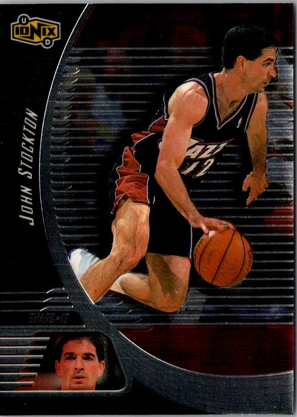 1999 Upper Deck Ionix John Stockton #56