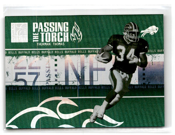 2005 Donruss Elite Passing the Torch Green Thurman Thomas #PT-3 365/500