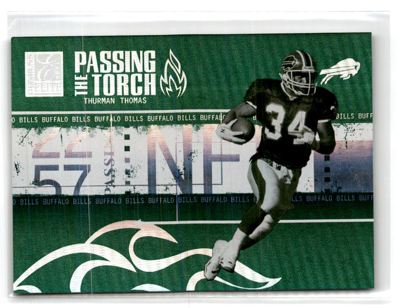 2005 Donruss Elite Passing the Torch Green Thurman Thomas