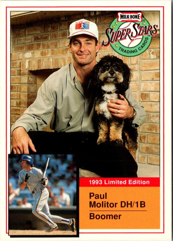 1993 Milk Bone Super Stars Paul Molitor #1
