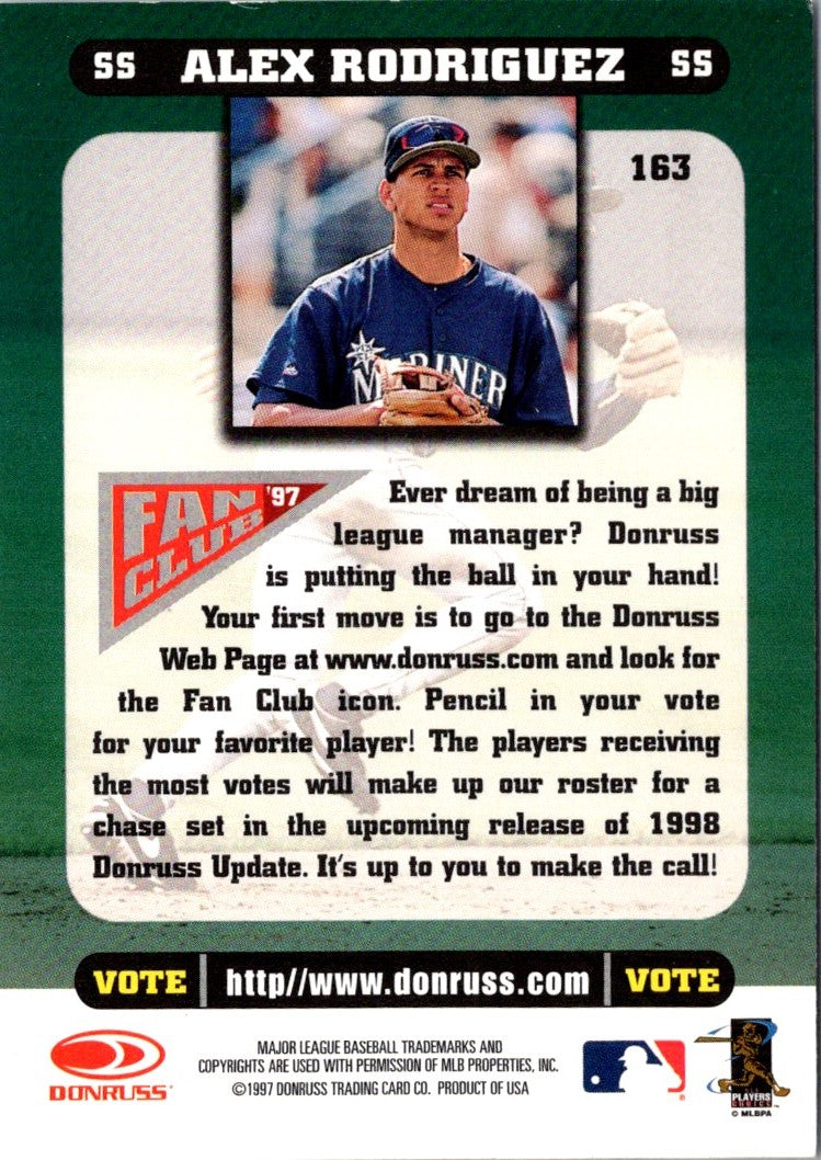 1998 Donruss Alex Rodriguez