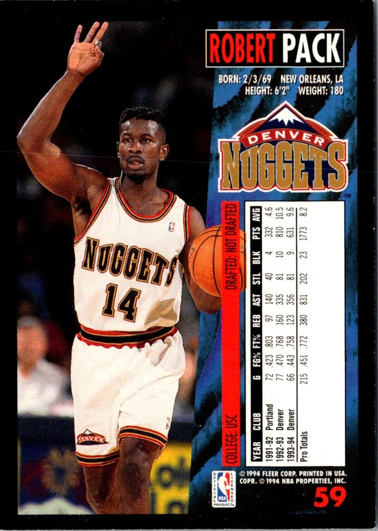 1994 Fleer Robert Pack