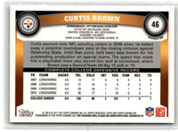2011 Topps Chrome Curtis Brown #46 Rookie
