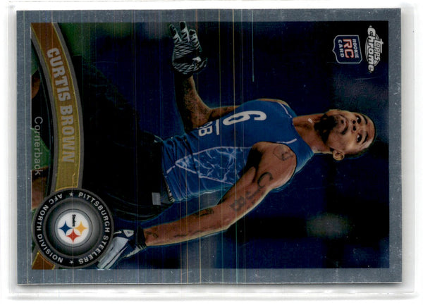 2011 Topps Chrome Curtis Brown #46 Rookie