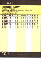 1986 Fleer Update Chuck Cary #U-21